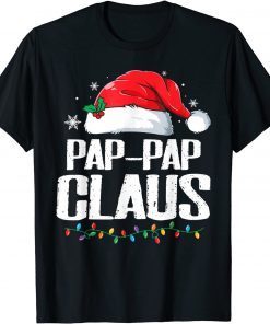 Santa Pap-Pap Claus Christmas Matching Family T-Shirt