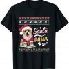 Santa Paws Christmas Dog - Merry Christmas Xmas Gift Shirt