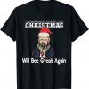 Santa Trump Old Make Christmas Will Bee Great Again Ugly Unisex Shirt
