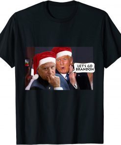 Santa Trump Said Lets Go Biden Brandon Anti-Biden Christmas Classic Shirt