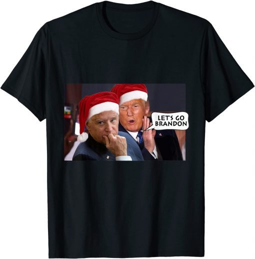 Santa Trump Said Lets Go Biden Brandon Anti-Biden Christmas Classic Shirt