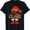 Santa and Elf MOMMY Claus Leopard Christmas Gift Shirt
