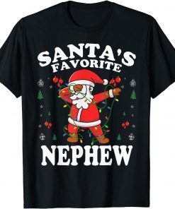 Santa’s Favorite NEPHEW Christmas Xmas Gift Shirt