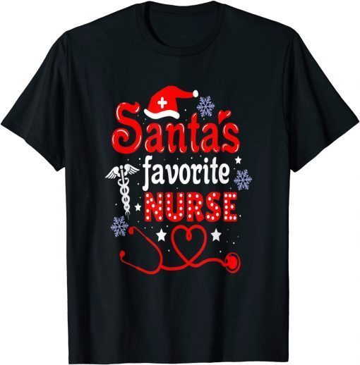 Santa's Favorite Nurse Christmas Limited Shirt