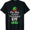 School Psychologist Elf Christmas Party Pajama Classic Shirt