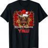 Scottish Hairy Cow Mom Heifer Merry Christmas Y'all Xmas T-Shirt