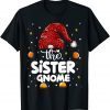 Sister Gnome Leopard Family Matching Christmas Party Pajama Unisex Shirt