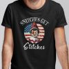 Snitches Get Stitches American Flag Unisex ShirtSnitches Get Stitches American Flag Unisex Shirt