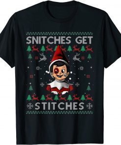 Snitches Get Stitches Christmas Ugly Sweater Limited Shirt