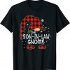 Son In Law Gnome Buffalo Plaid Christmas Matching Family Gift Shirt