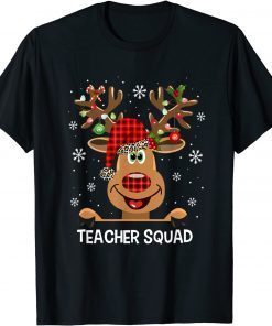 Teacher Squad Reindeer Teacher Christmas Xmas Classic  Shirt