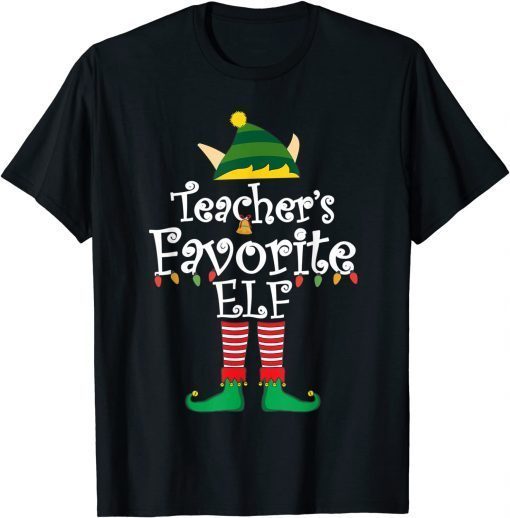 Teacher's Favorite Elf Christmas Classic Shirt