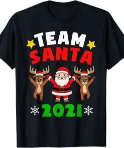 Team Santa 2021 Christmas Pajamas Family Santa T-Shirt