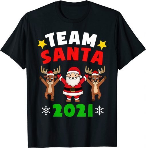 Team Santa 2021 Christmas Pajamas Family Santa T-Shirt