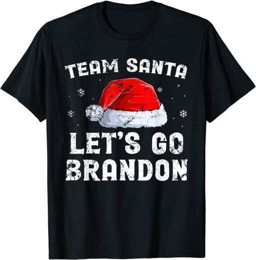 Team Santa Christmas Trending Let's go Brandon Limited Shirt