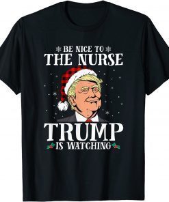 Team Santa Family Pajamas President Trump Santa Gift Shirt