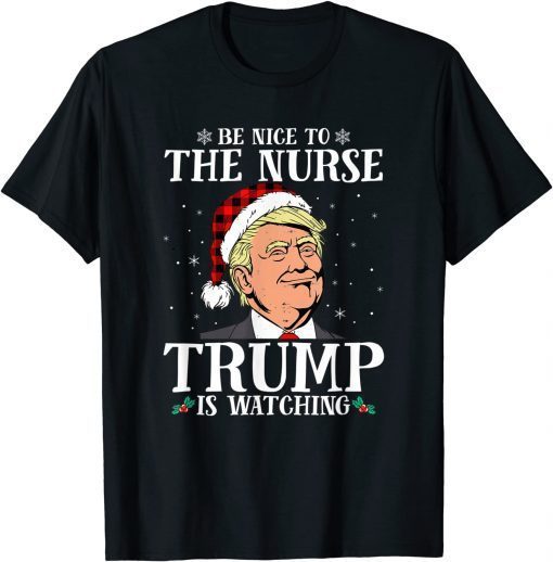 Team Santa Family Pajamas President Trump Santa Gift Shirt