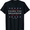 Thank You Brandon Political American Stars Vintage Flag Unisex Shirt