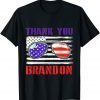 Thank You Brandon Sunglasses Us Flag Classic Shirt