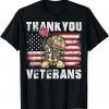 Thank You Veterans Combat Boots Poppy Flower Veteran Day Gift Shirt