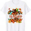 Thankful Grateful Blessed Plaid Leopard Pumpkin Thanksgiving 2021 T-Shirt