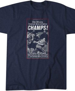 The Atlanta Journal-Constitution World Champs Cover 2021 T-Shirt