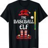 The Baseball Elf Family Christmas Pajamas Classic Shirt
