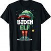 The Biden Elf Matching Group Family Christmas Party Pajama T-Shirt