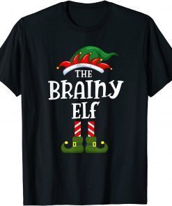 The Brainy ELF Christmas Pajama Family Macthing Group Classic Shirt