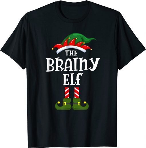 The Brainy ELF Christmas Pajama Family Macthing Group Classic Shirt