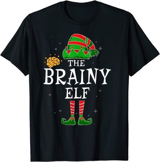 The Brainy Elf Group Matching Family Christmas Smart Gift Shirt