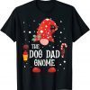 The Dog Dad Gnome Matching Family Christmas Gnome Pajama Classic Shirt