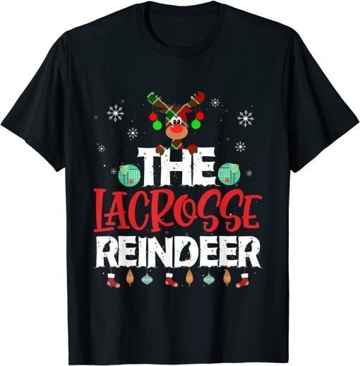 The Lacrosse Reindeer Christmas Pajama Family Matching Unisex Shirt