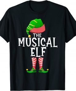 The Musical Elf Matching Family Group Christmas Party Pajama Classic Shirt