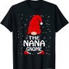 The Nana Gnome Christmas Family Matching Pajamas T-Shirt