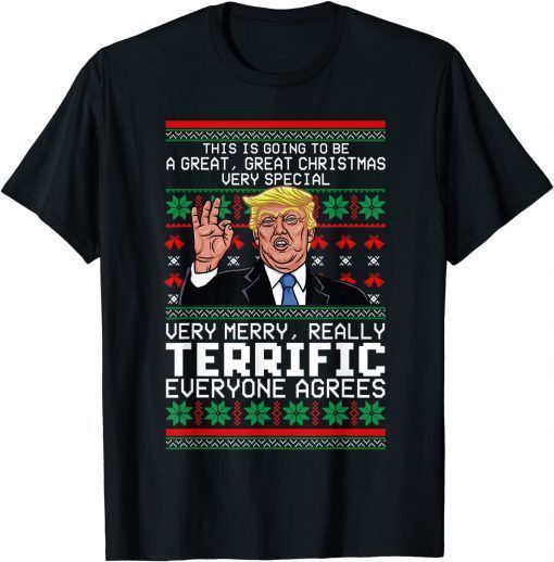 This Is Going To Be A Great Christmas Santa Trump Tee Shirt