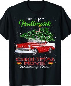 This Is My Christmas Movie Watching with Vintage Truck Classic Shirt