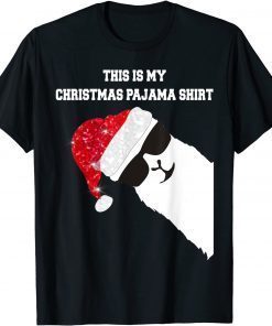 This Is My Christmas Pajama Alpaca Llama Xmas T-Shirt