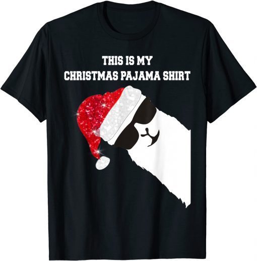 This Is My Christmas Pajama Alpaca Llama Xmas T-Shirt