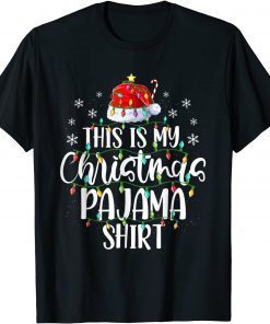 This Is My Christmas Pajama Funny Xmas Lights Christmas Tree Unisex Shirt