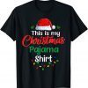 This Is My Christmas Pajama Lights Funny Holiday Xmas Unisex Shirt