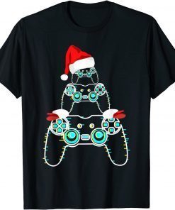 This Is My Christmas Pajama Santa Hat Gamer Video Lovers 2021 Shirt