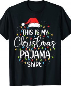 This Is My Christmas Pajama Xmas Lights Holiday Classic Shirt