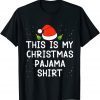 This Is My Christmas Pajama Xmas Tree Lights Matching Family Limited Shirt