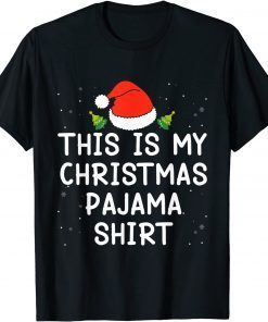 This Is My Christmas Pajama Xmas Tree Lights Matching Family Limited Shirt