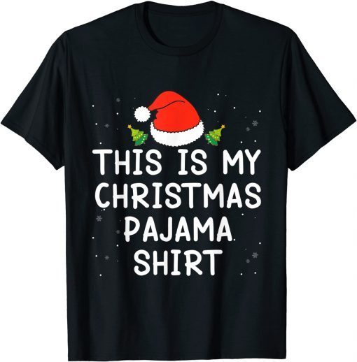 This Is My Christmas Pajama Xmas Tree Lights Matching Family Limited Shirt