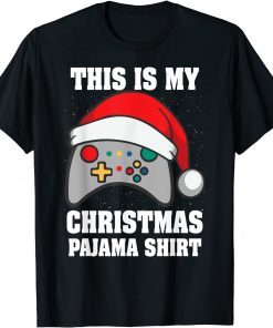 This Is My Christmas Pajamas Santa Video Gamer Classic Shirt