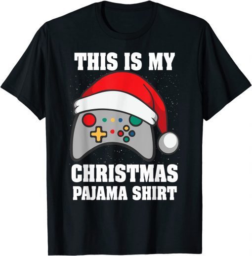 This Is My Christmas Pajamas Santa Video Gamer Classic Shirt