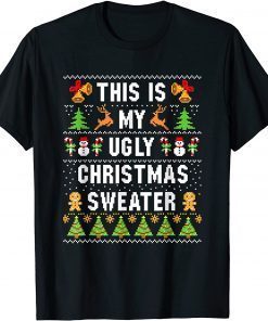 This Is My Ugly Christmas In July Sweater Summer Classic T-Shirt