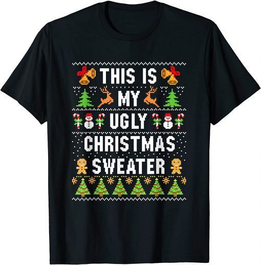 This Is My Ugly Christmas In July Sweater Summer Classic T-Shirt